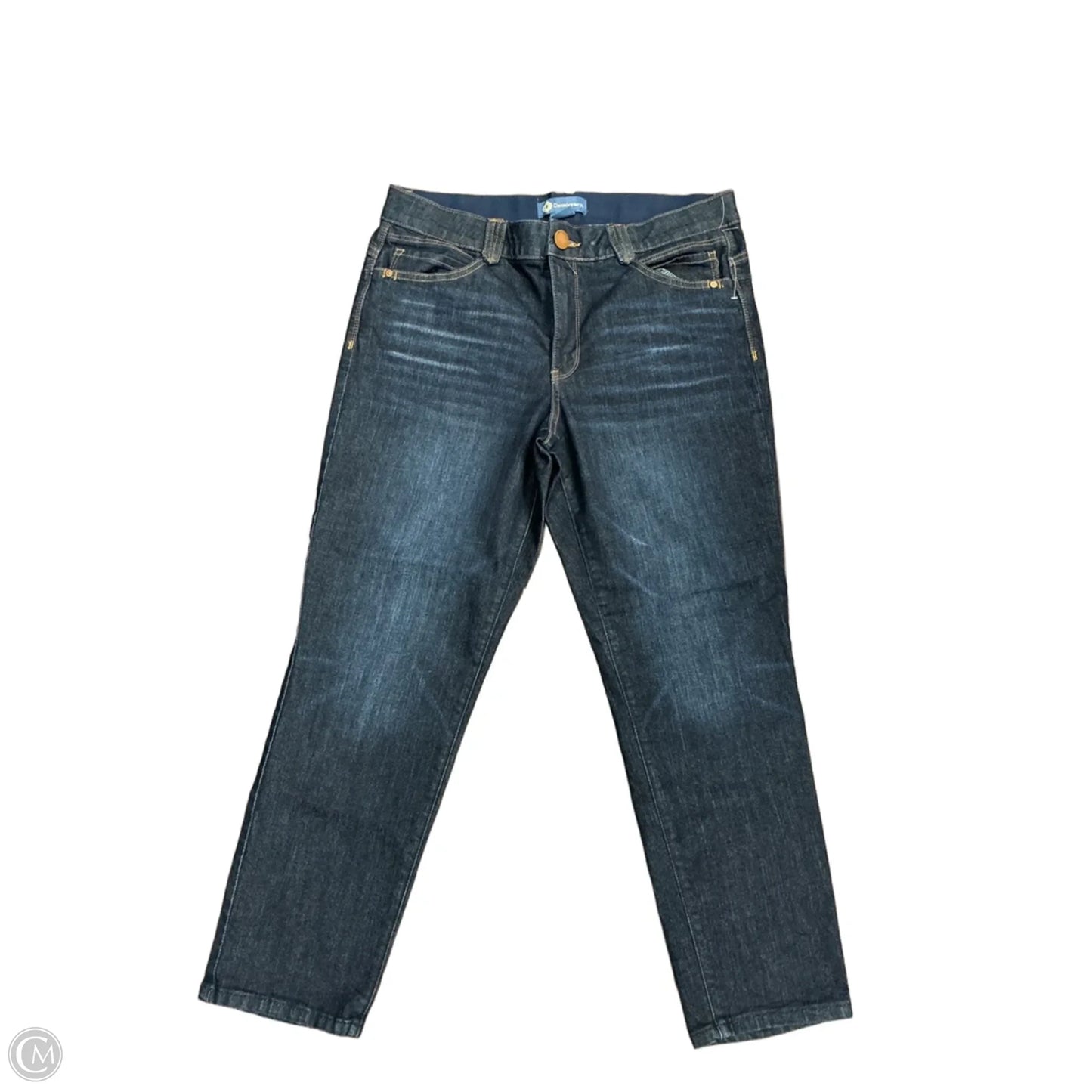 Jeans Straight By Democracy In Blue Denim, Size: 16