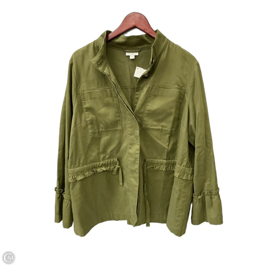 Jacket Utility By J. Crew In Green, Size: L