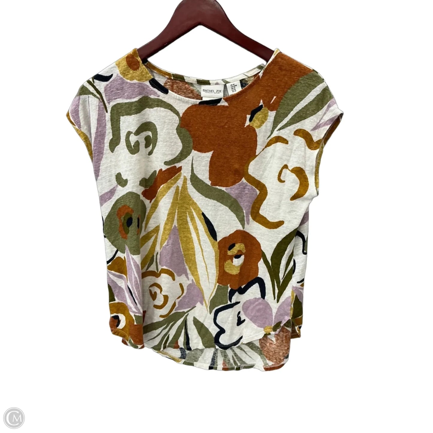 Top Short Sleeve By Rachel Zoe In Brown, Size: M