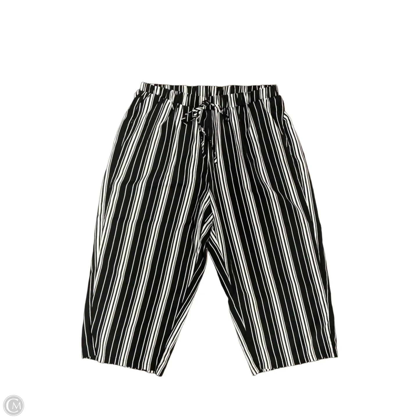 Pants Wide Leg By Clothes Mentor In Striped Pattern, Size: 1x