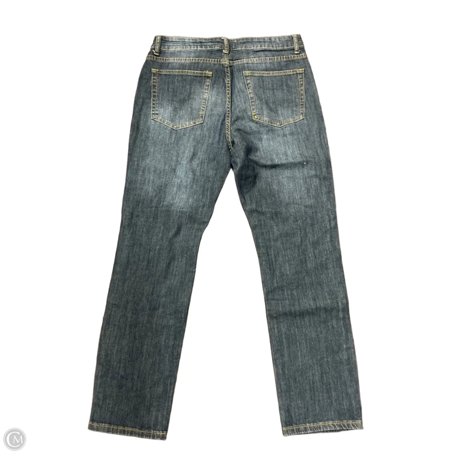 Jeans Straight By K Jordan In Blue Denim, Size: 12
