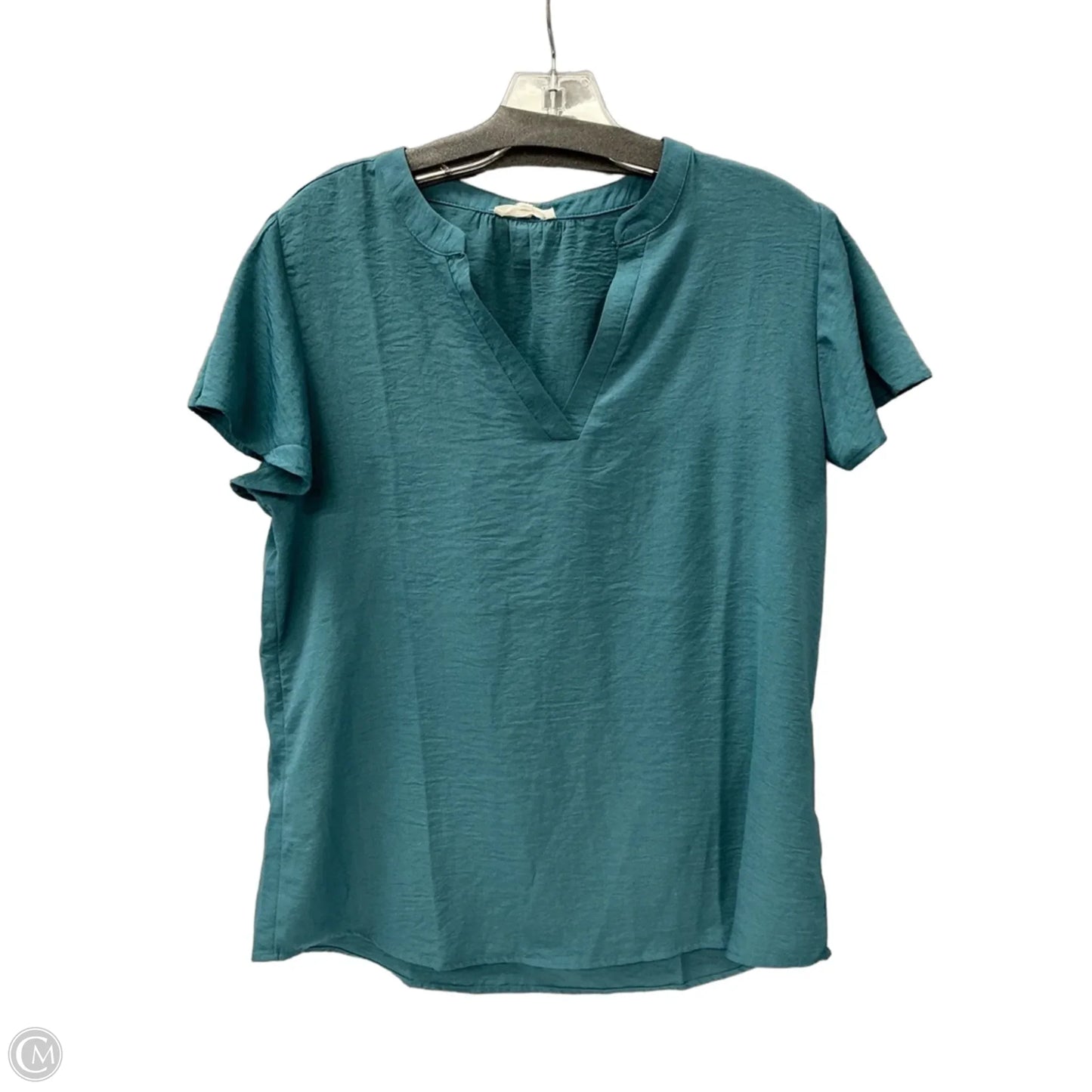 Top Short Sleeve By Maurices In Blue, Size: M