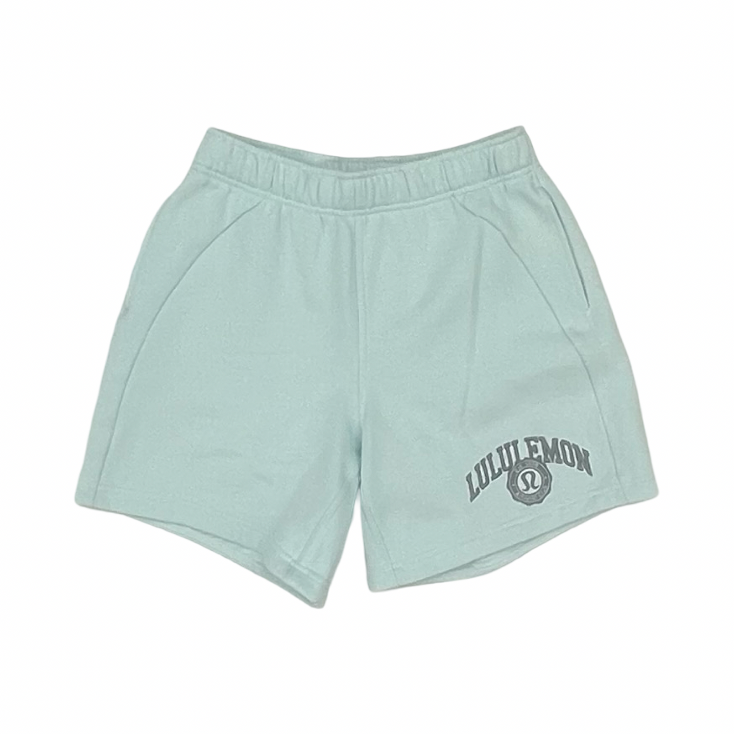 Athletic Shorts By Lululemon In Aqua, Size:Xs