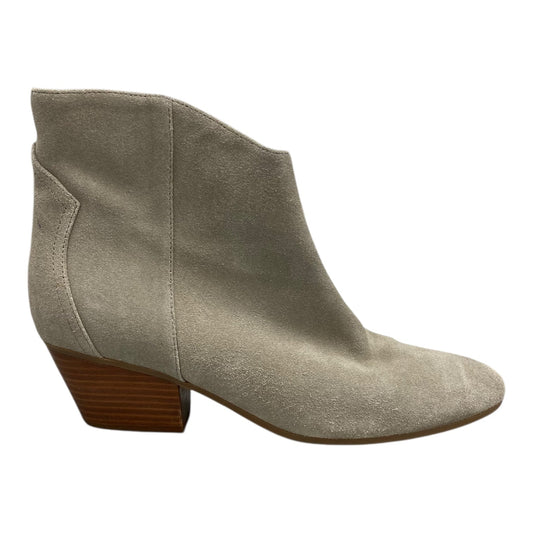 Boots Ankle Heels By Nine West In Tan, Size:10