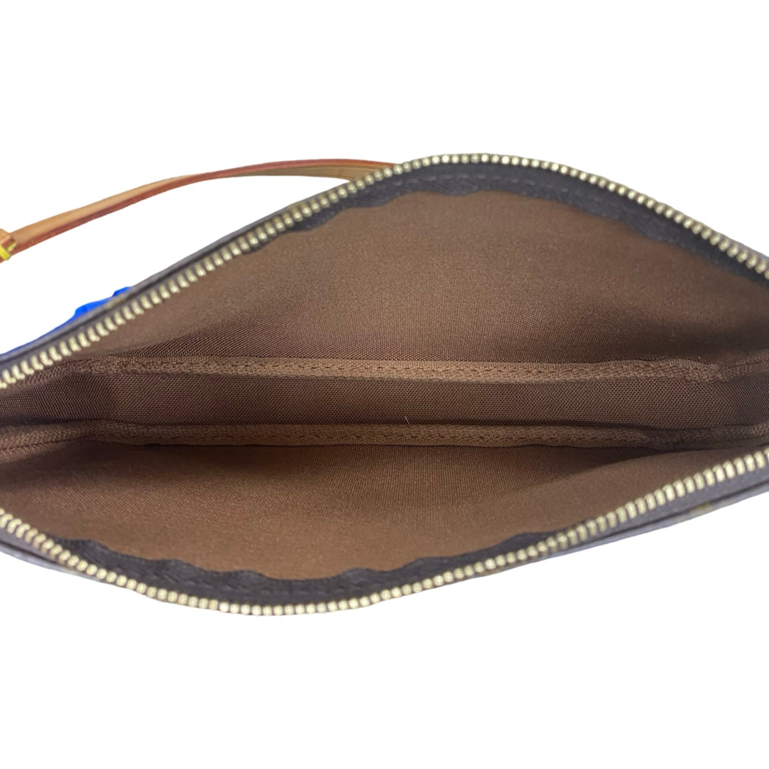 Handbag Luxury Designer By Louis Vuitton In Brown, Size:Small