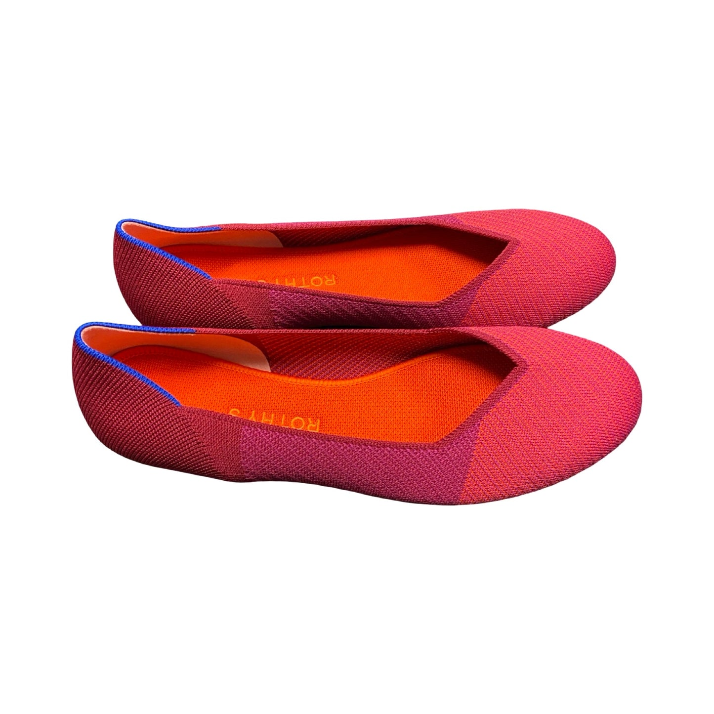 Shoes Designer By Rothys In Orange & Pink, Size:10.5