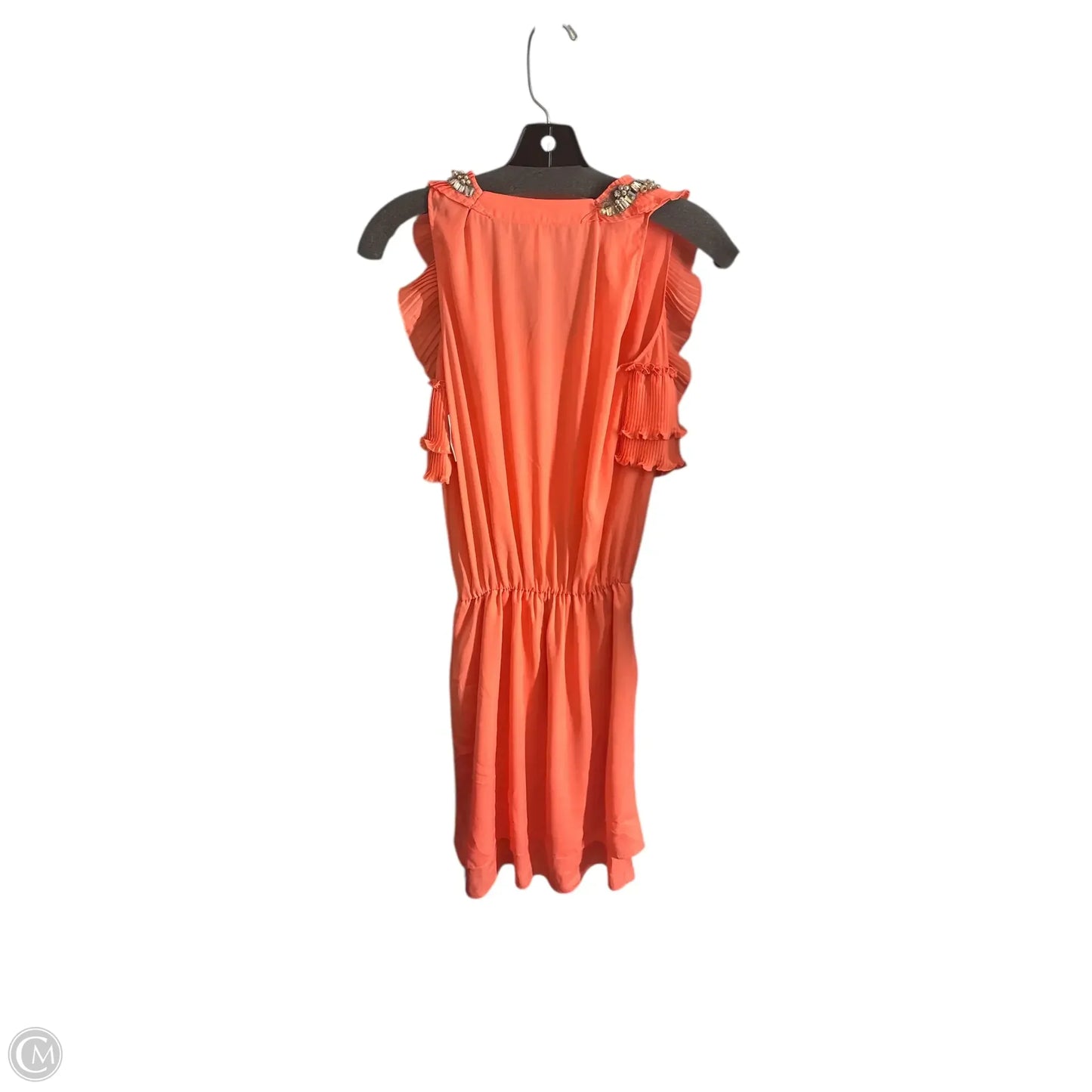 Dress Casual Midi By Clothes Mentor In Orange, Size: Xs