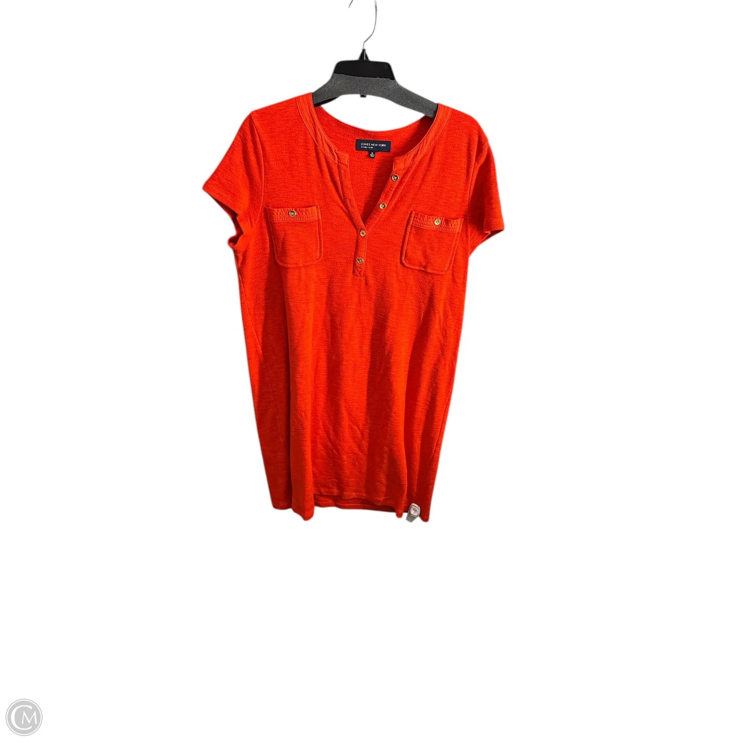 Dress Casual Midi By Jones New York In Orange, Size: Xl