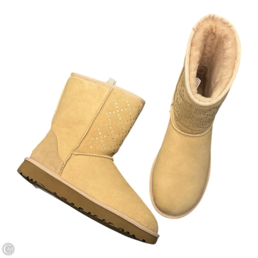 Boots Designer By Ugg In Peach, Size: 9
