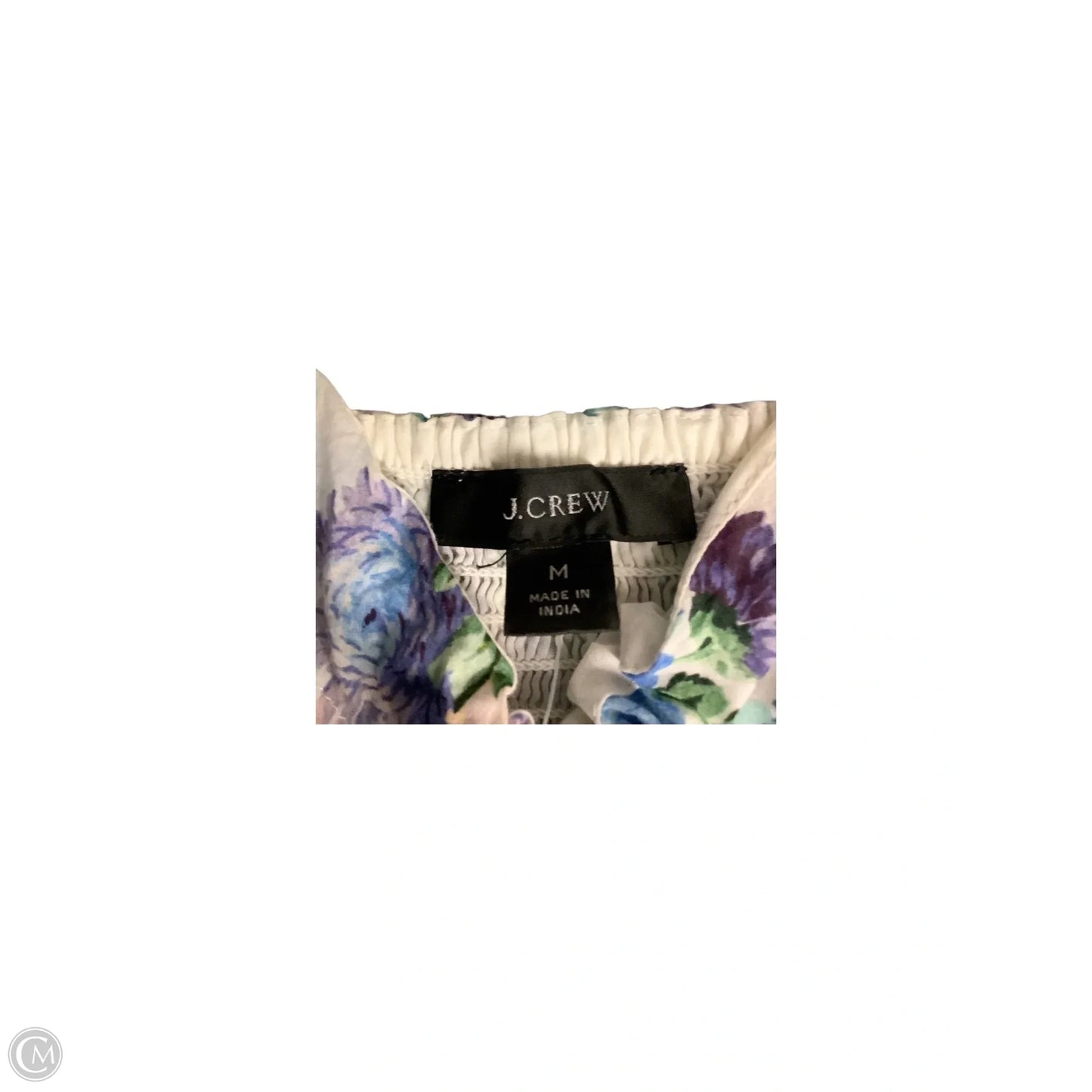 Dress Casual Midi By J. Crew In Blue & Purple, Size: M