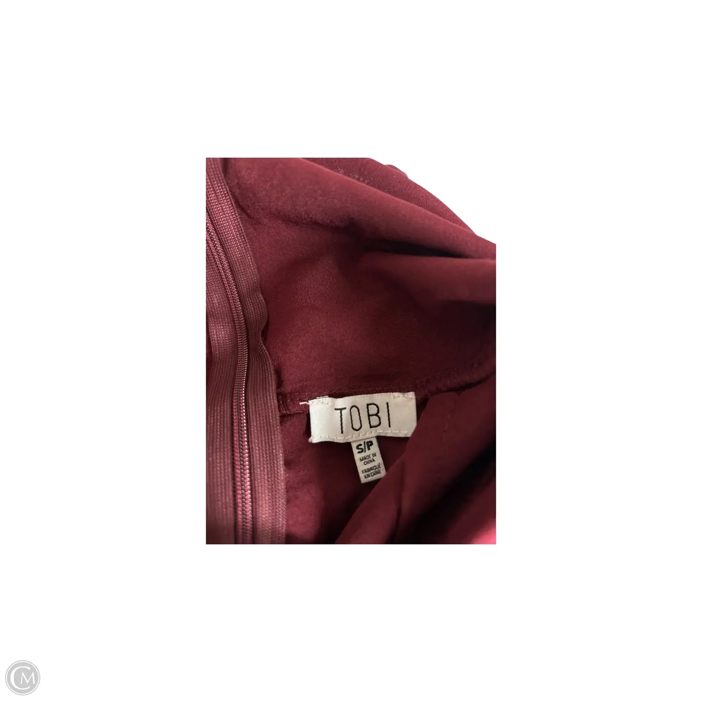 Dress Casual Midi By Tobi In Maroon, Size: S
