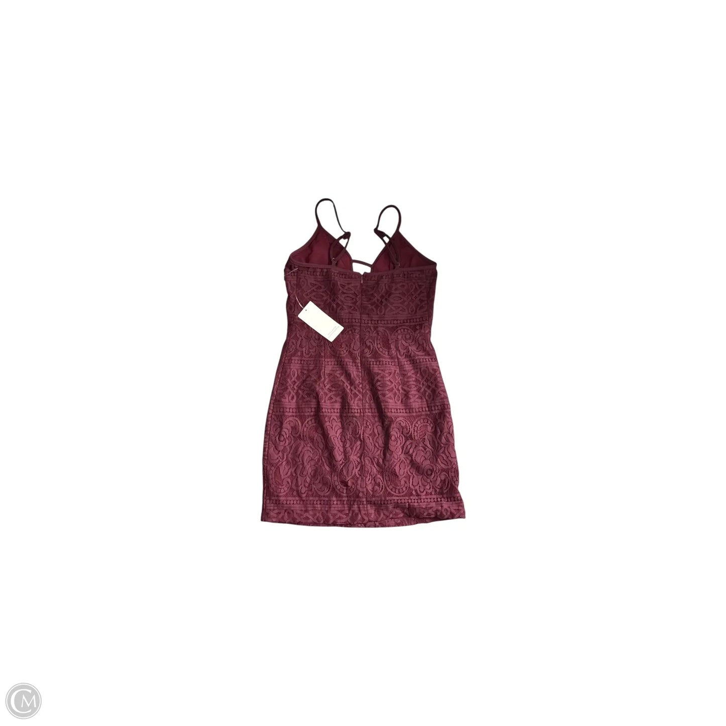 Dress Casual Midi By Tobi In Maroon, Size: S