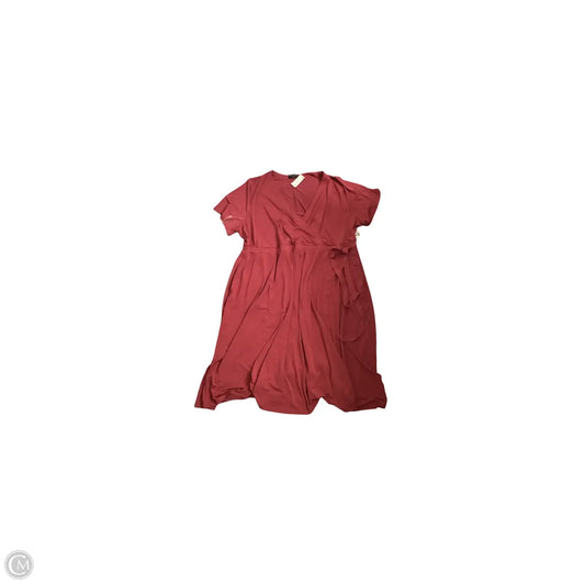 Dress Casual Midi By Lane Bryant In Red, Size: 3x
