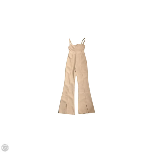 Jumpsuit By Clothes Mentor In Taupe, Size: S