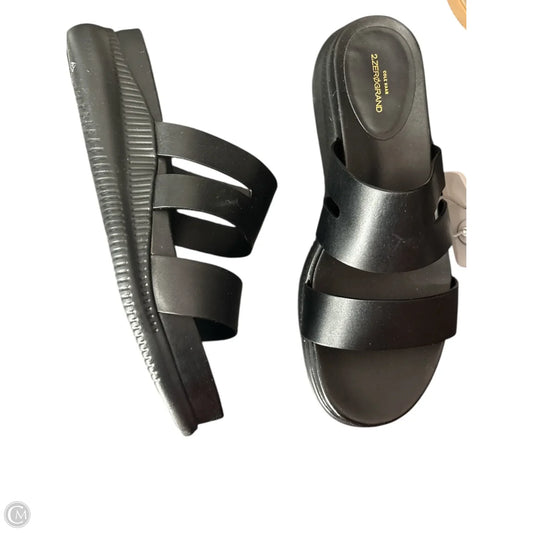 Sandals Flats By Cole-haan In Black, Size: 9.5
