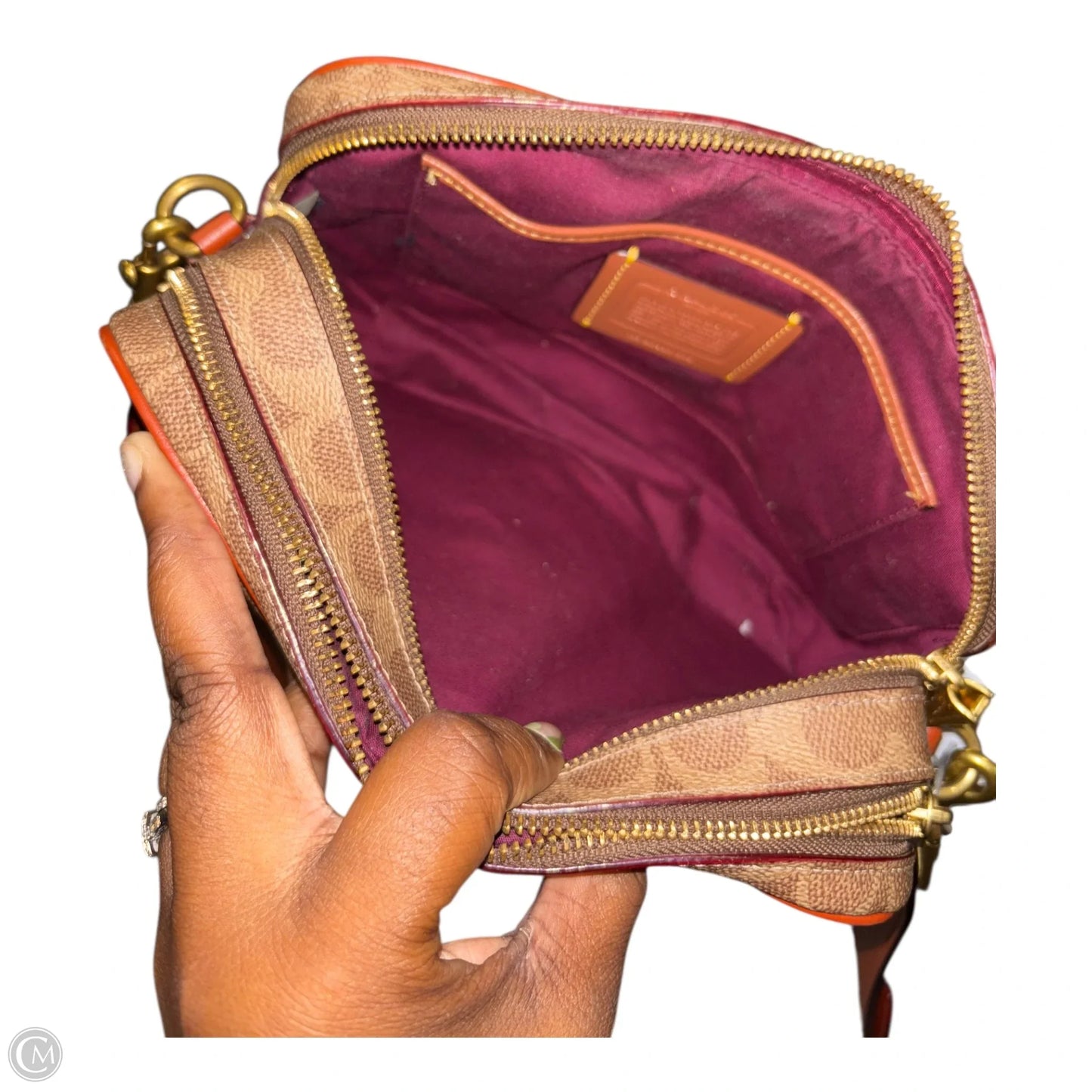 Handbag Designer By Coach, Size: Medium