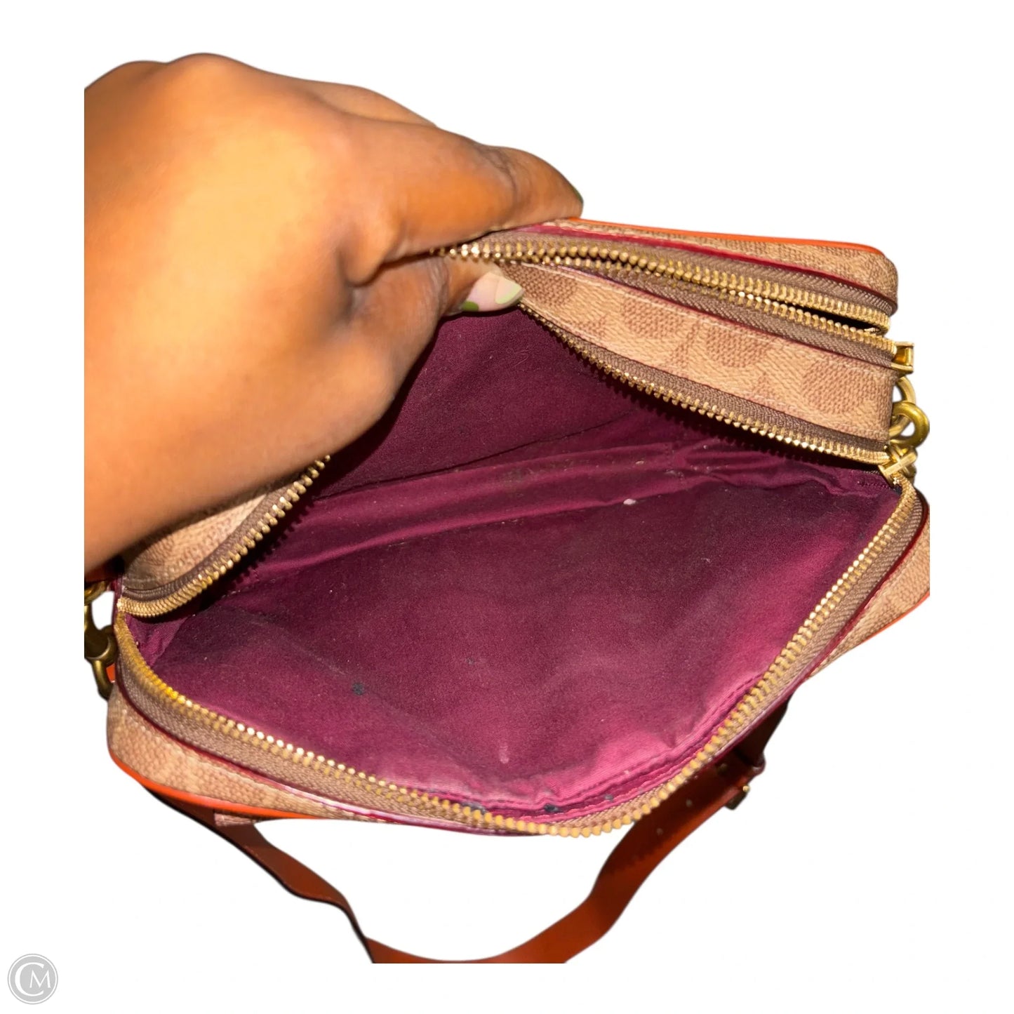 Handbag Designer By Coach, Size: Medium