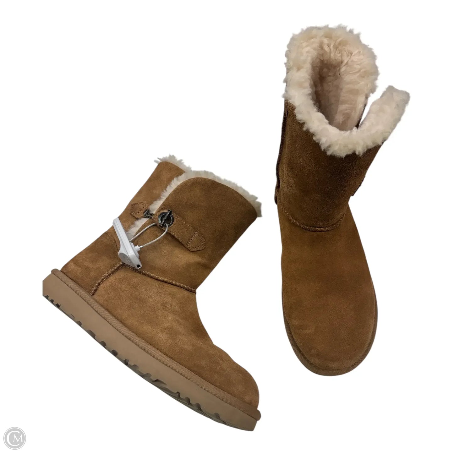 Boots Designer By Ugg In Brown, Size: 8