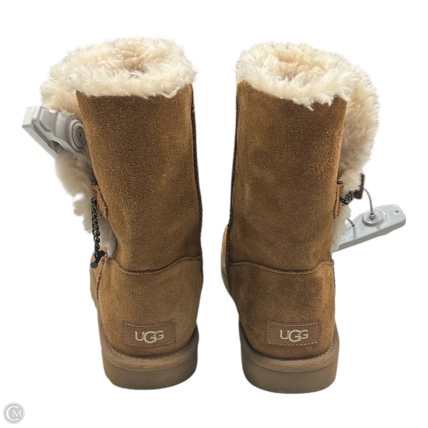 Boots Designer By Ugg In Brown, Size: 8