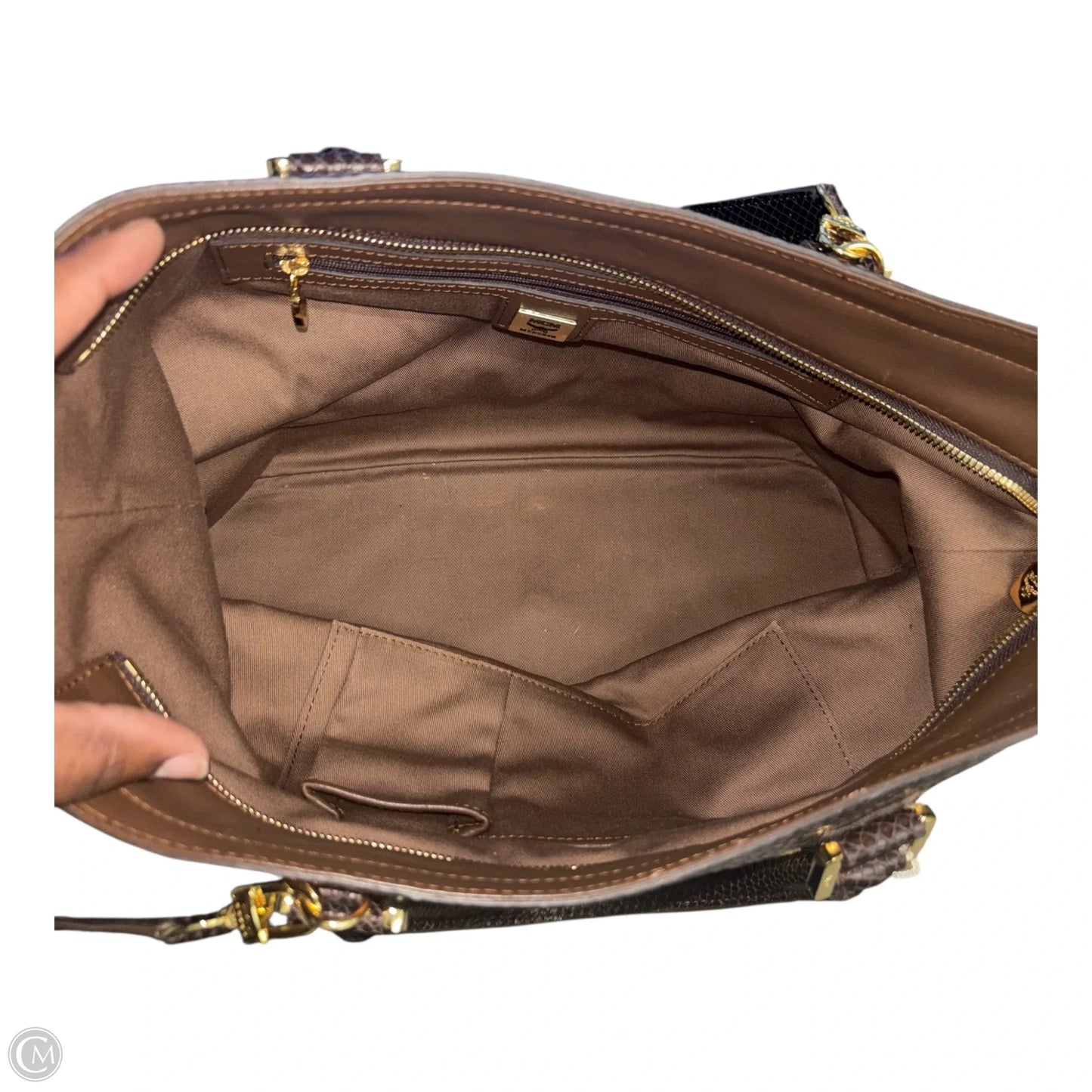 Handbag Luxury Designer By Mcm, Size: Large