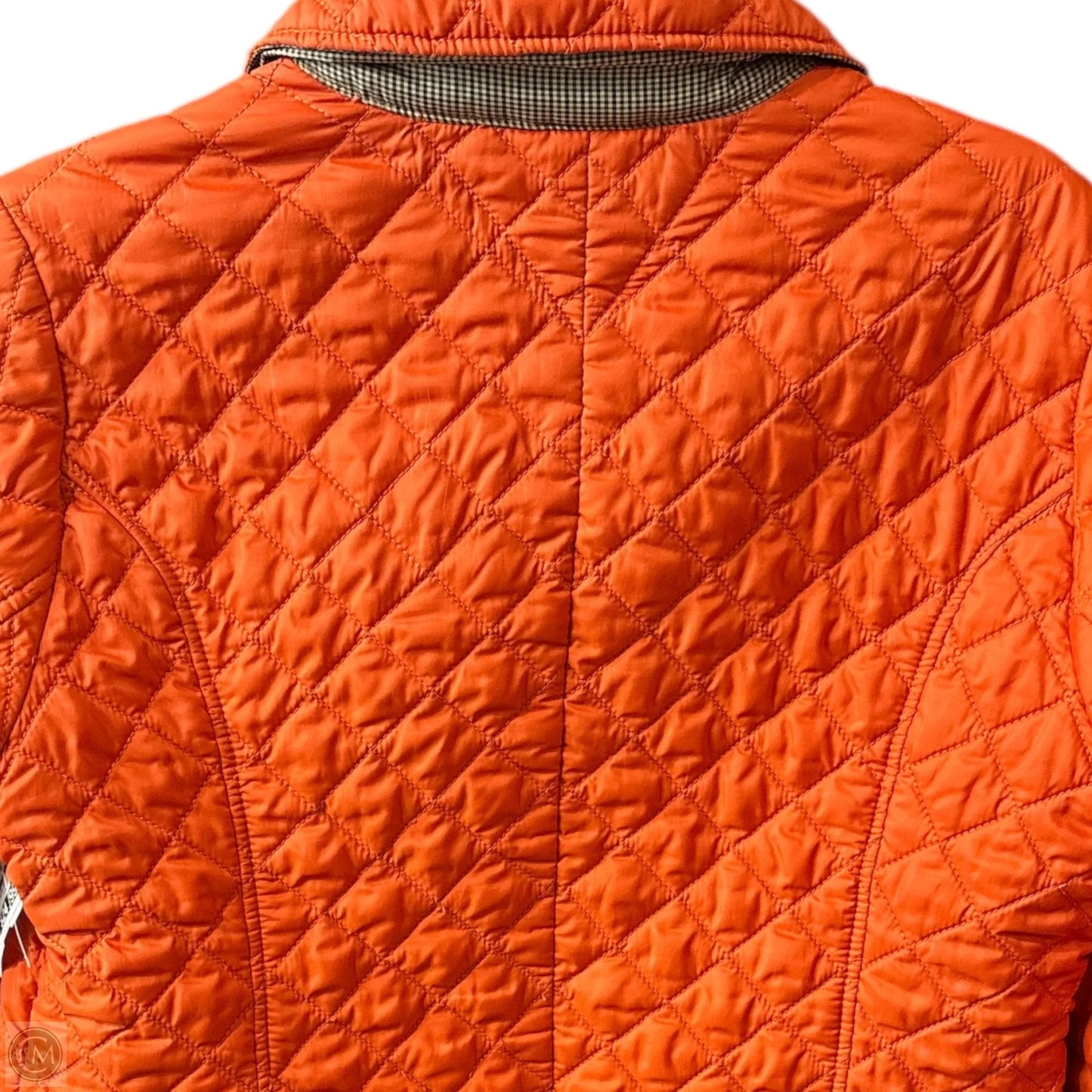Jacket Puffer & Quilted By Tommy Hilfiger In Orange, Size: L