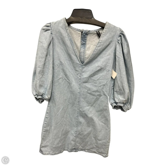 Dress Casual Short By Zara In Blue, Size: M