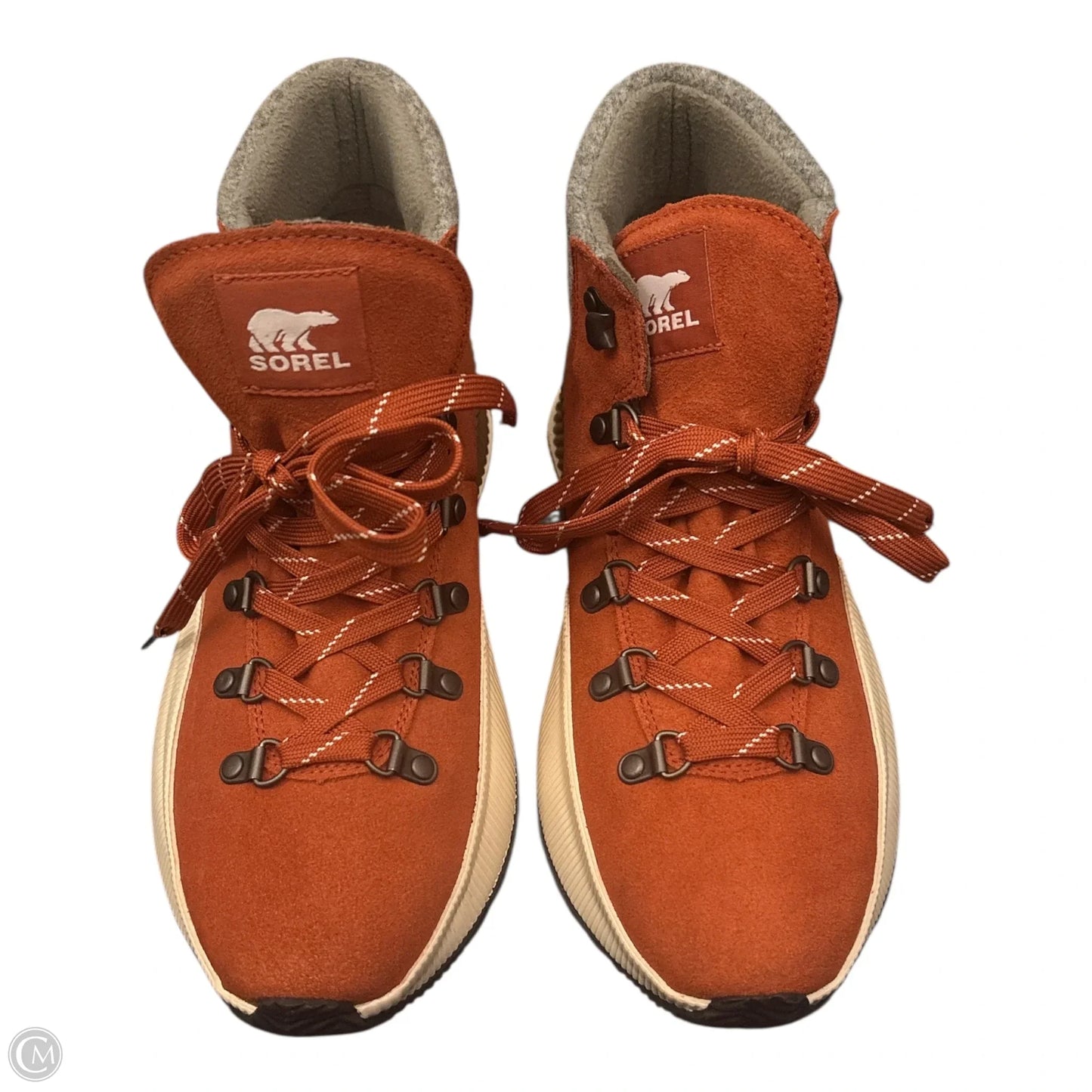 Boots Ankle Flats By Sorel In Orange, Size: 10