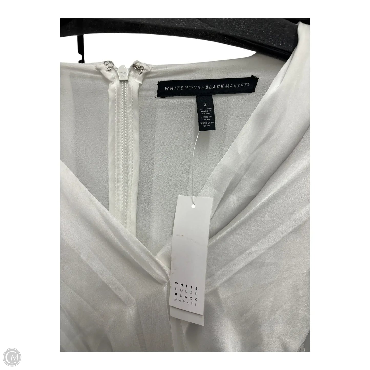 Dress Casual Midi By White House Black Market In Black & White, Size: 2