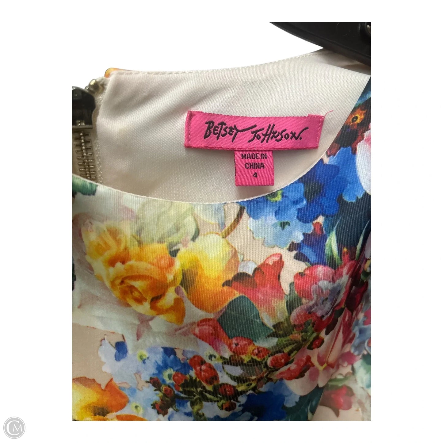 Dress Casual Midi By Betsey Johnson In Floral Print, Size: 4