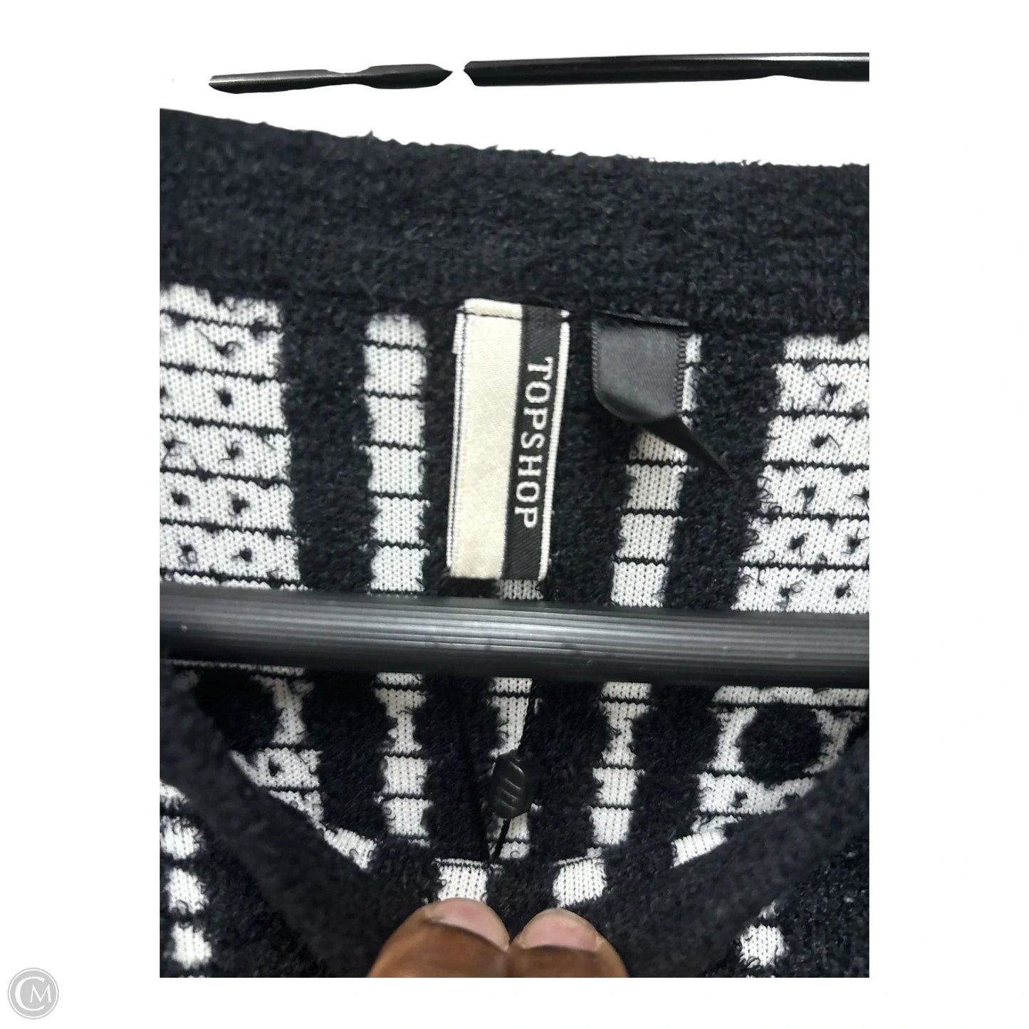 Dress Casual Midi By Top Shop In Black, Size: S