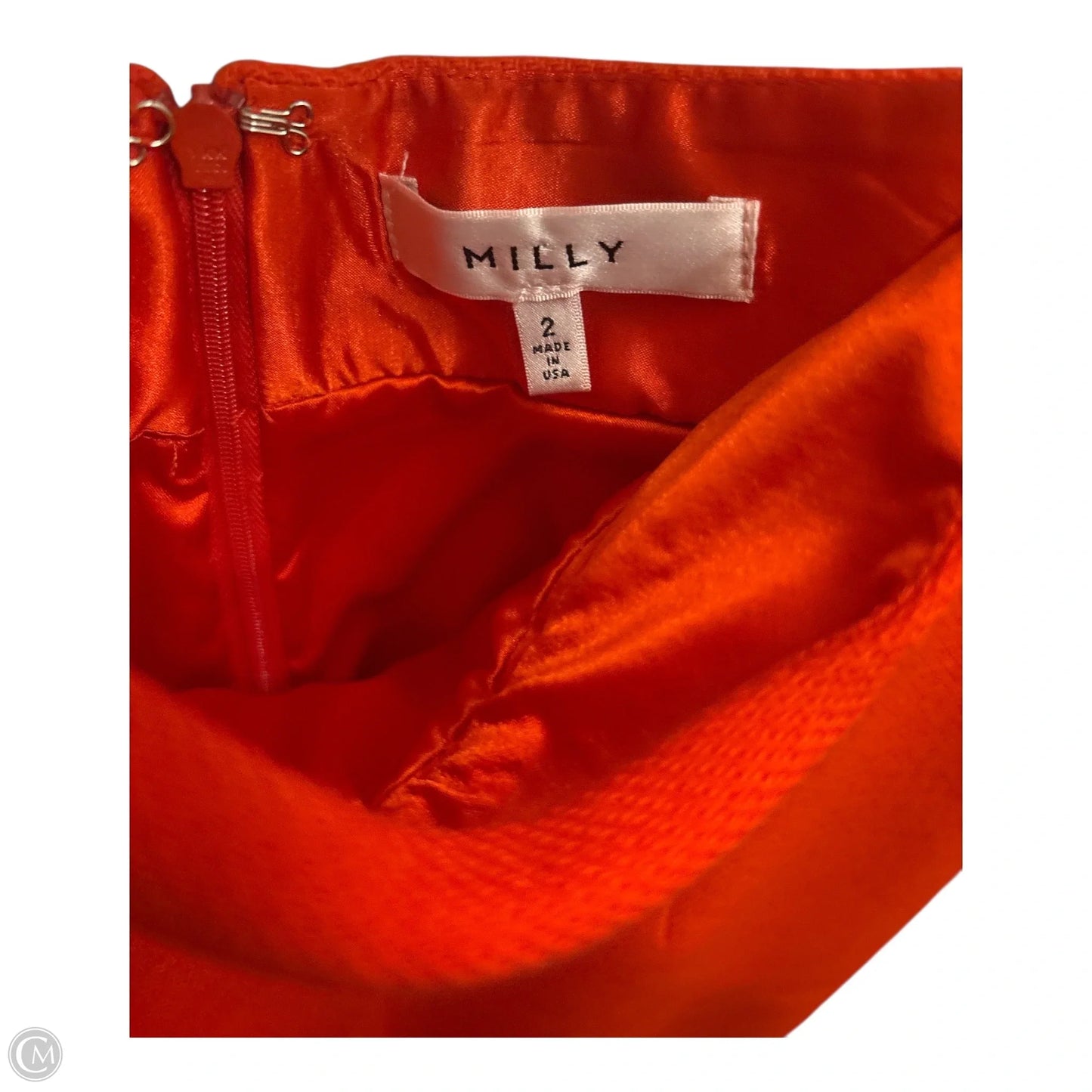 Skirt Designer By Milly In Orange, Size: 2