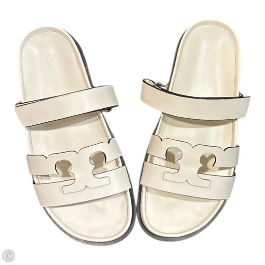 Sandals Designer By Tory Burch In White, Size: 9