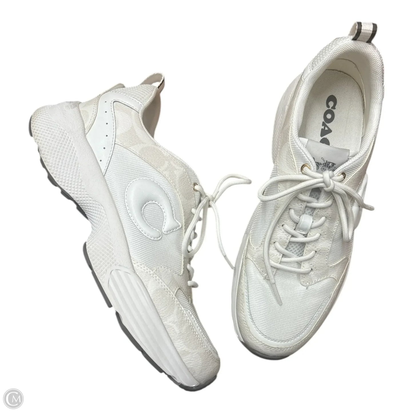 Shoes Designer By Coach In White, Size: 9.5