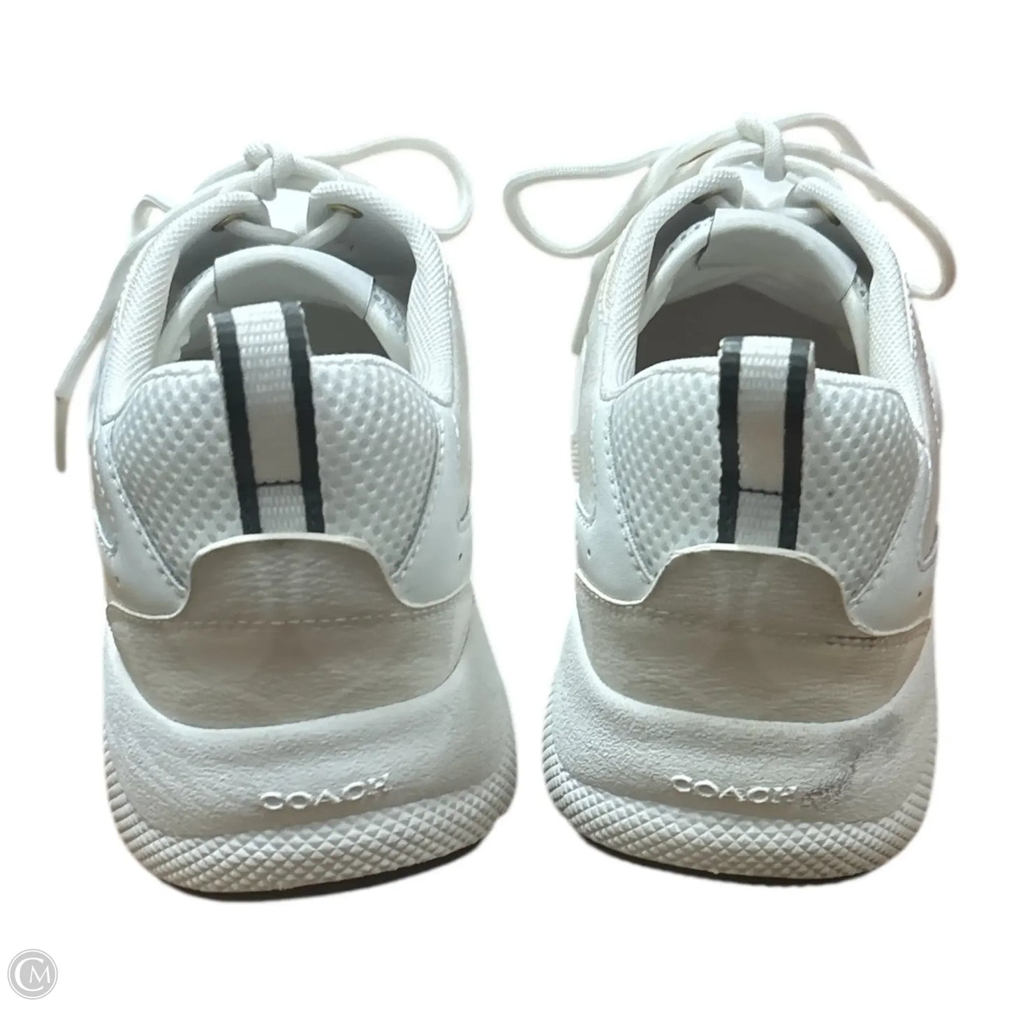 Shoes Designer By Coach In White, Size: 9.5