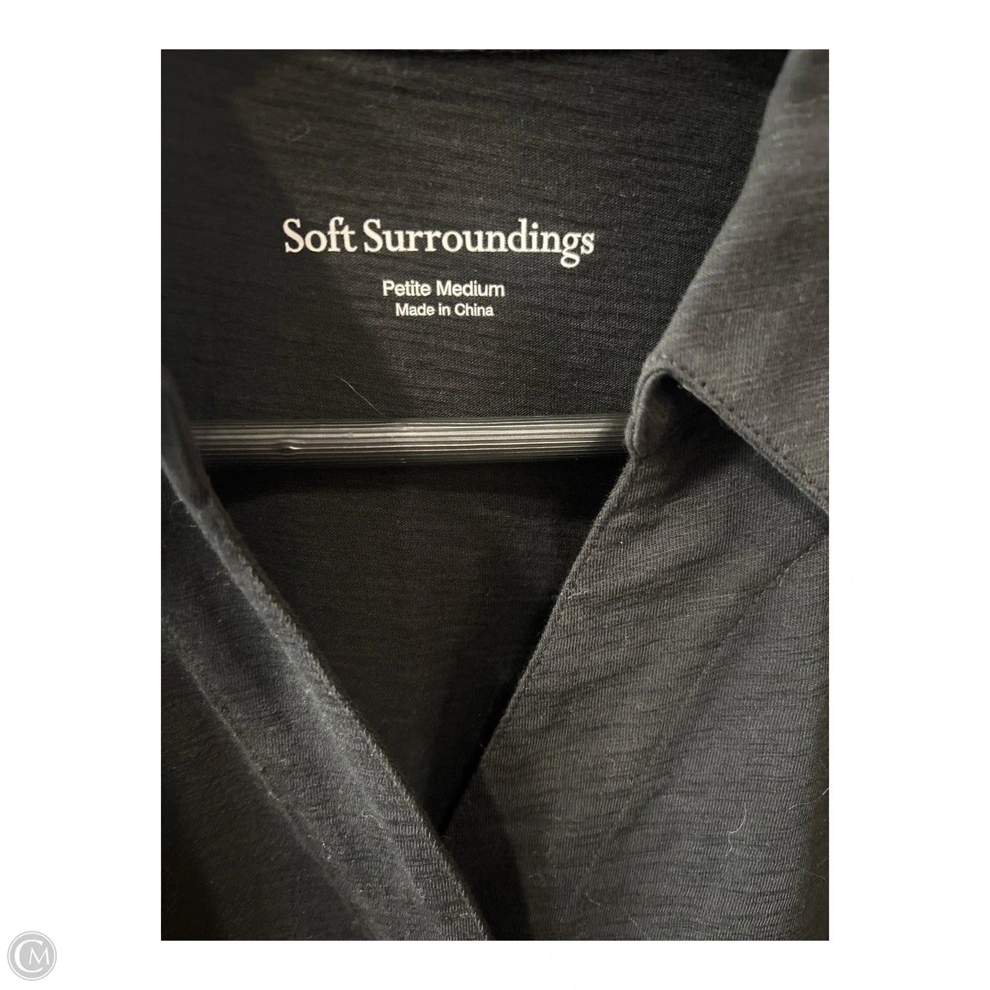 Dress Casual Short By Soft Surroundings In Black, Size: Mp