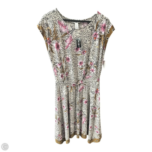 Dress Casual Midi By White House Black Market In Floral Print, Size: M