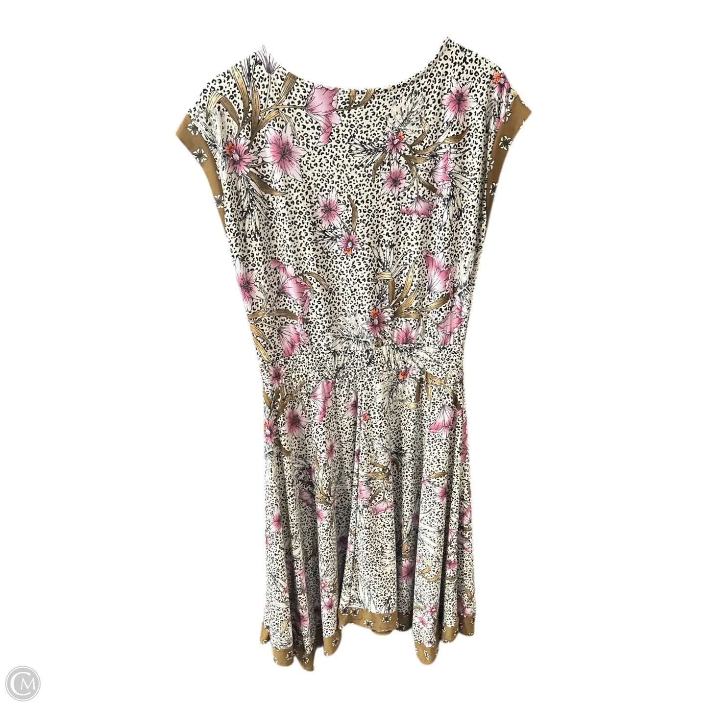 Dress Casual Midi By White House Black Market In Floral Print, Size: M