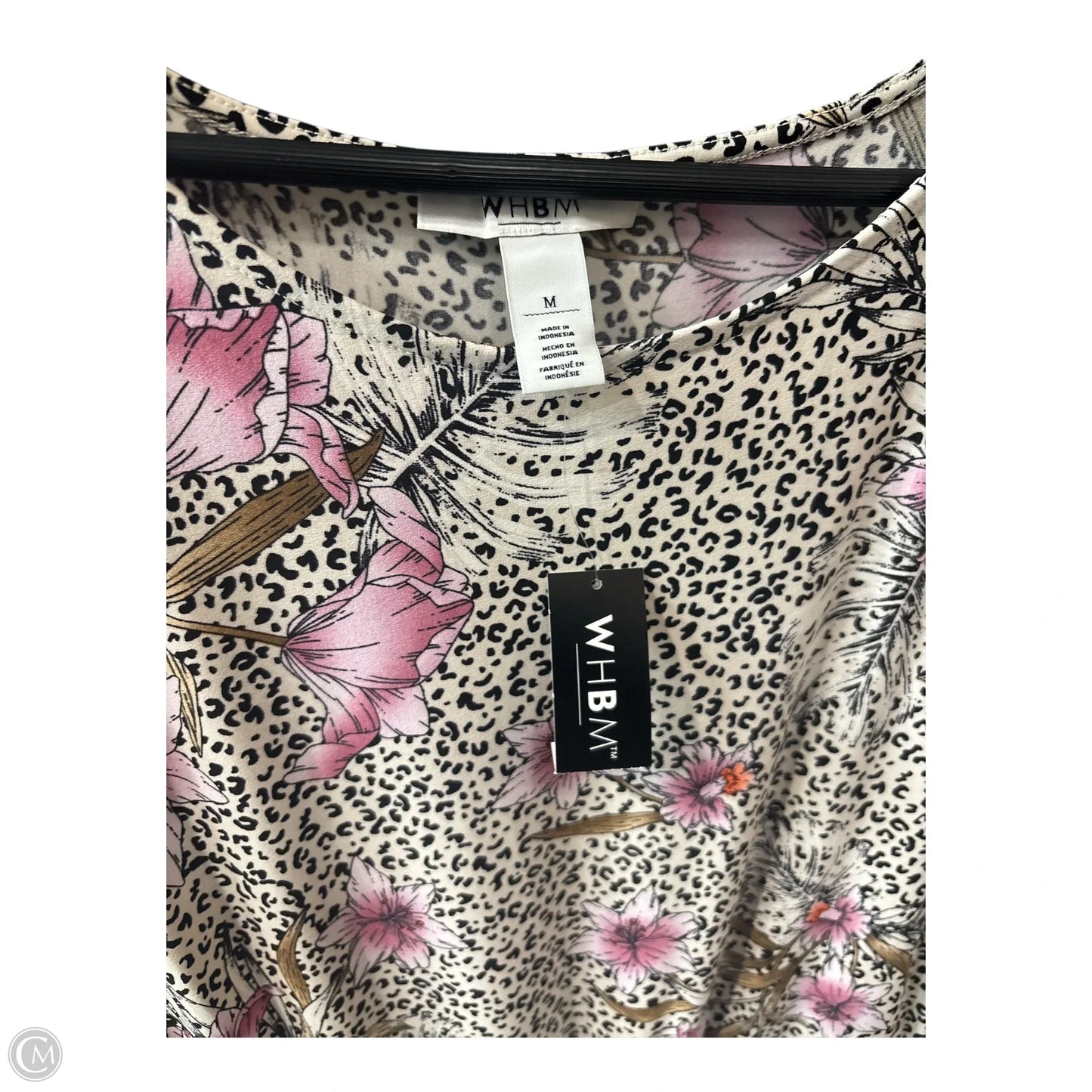 Dress Casual Midi By White House Black Market In Floral Print, Size: M