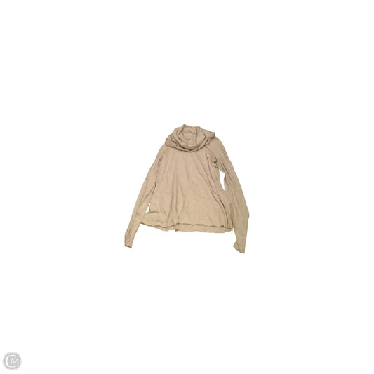 Top Long Sleeve Basic By Free People In Tan, Size: M