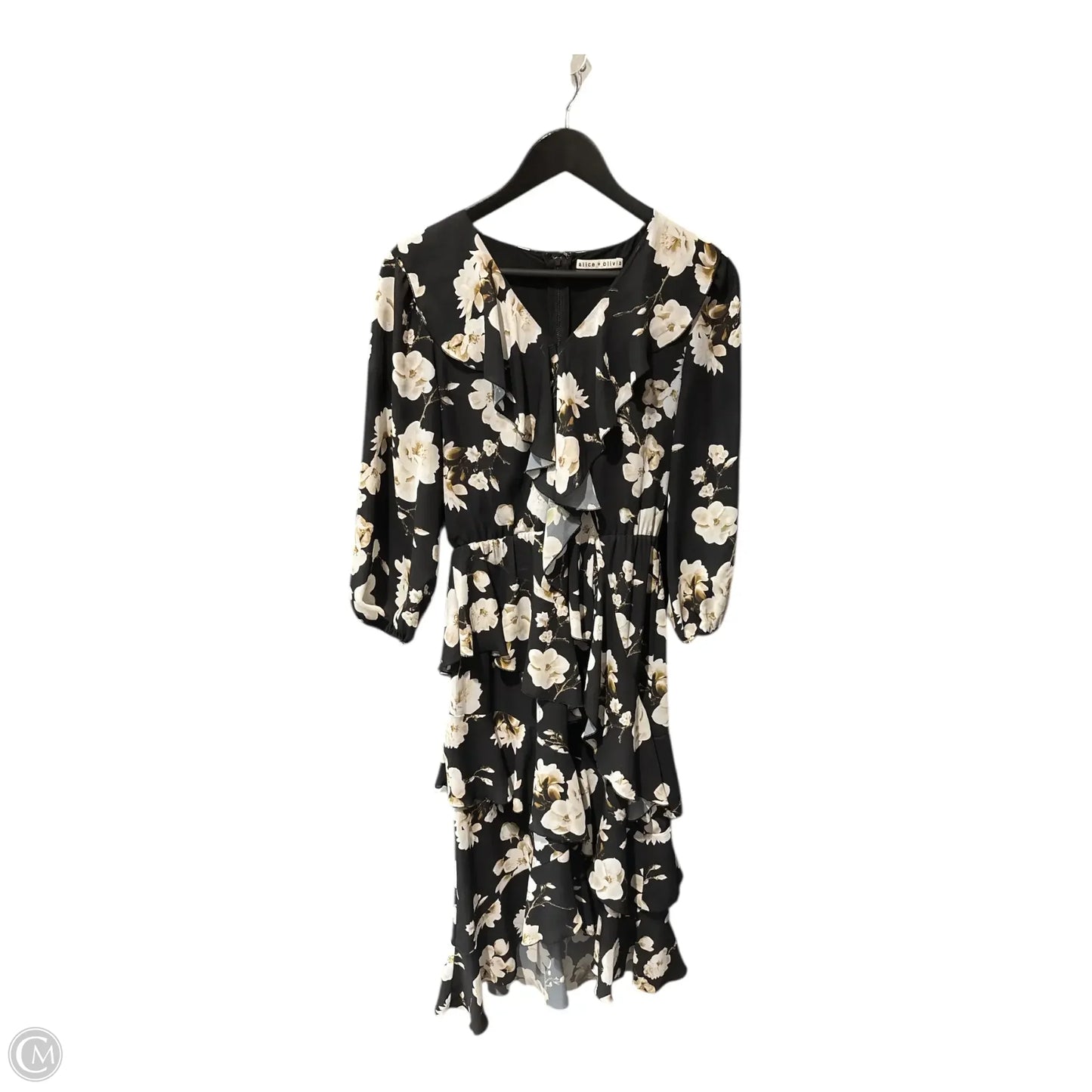 Dress Designer By Alice + Olivia In Black, Size: S