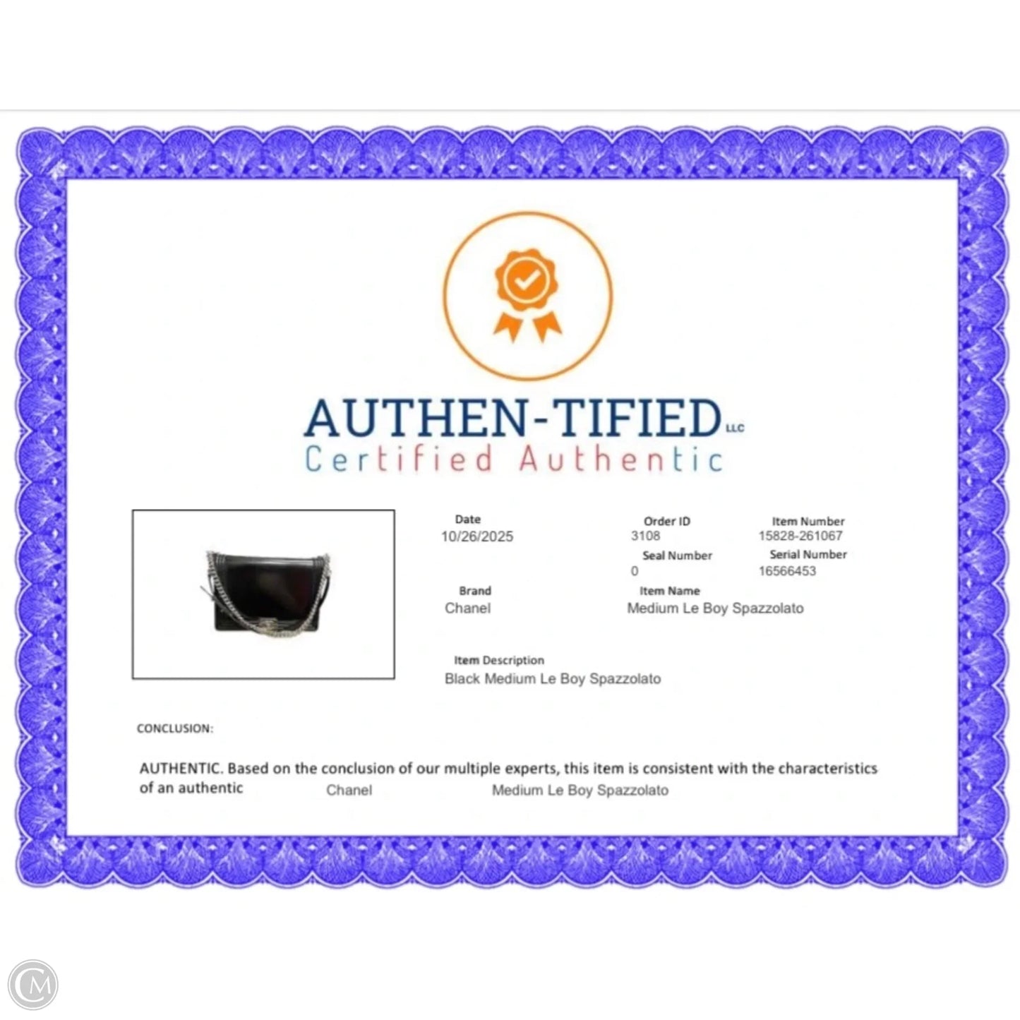 Handbag Luxury Designer By Chanel, Size: Medium