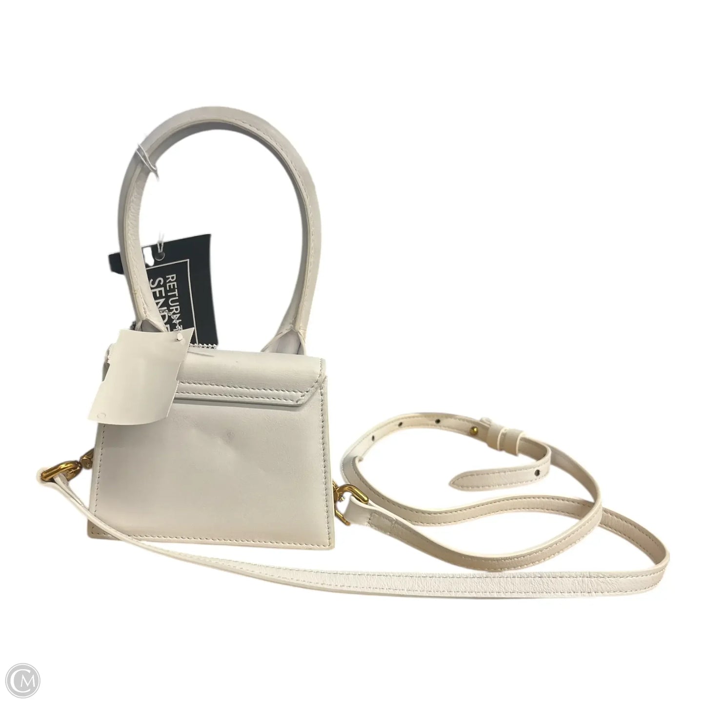 Handbag Leather By Cma, Size: Small