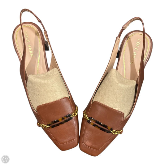 Shoes Heels Block By Cole-haan In Brown, Size: 9