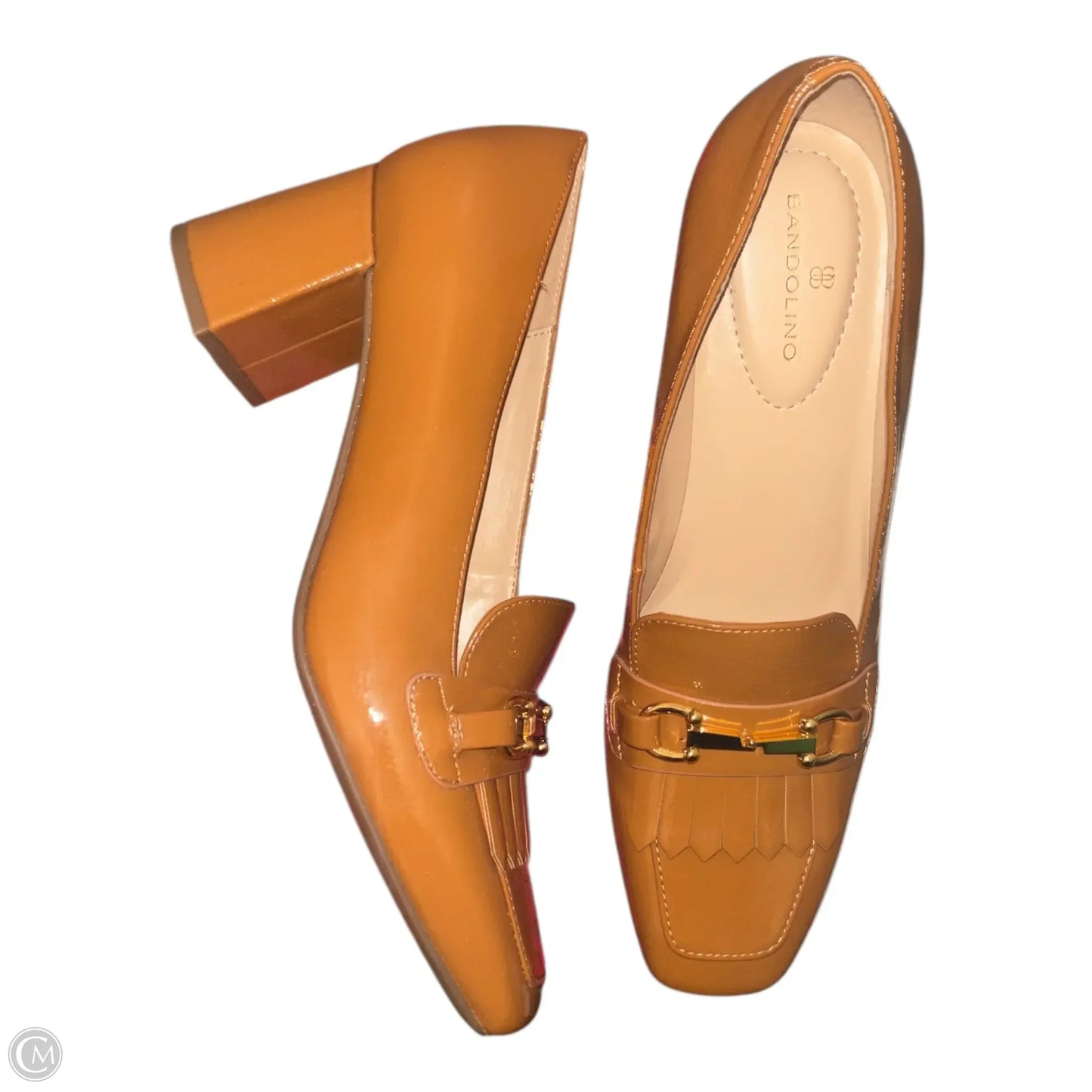 Shoes Heels Block By Bandolino In Orange, Size: 9.5