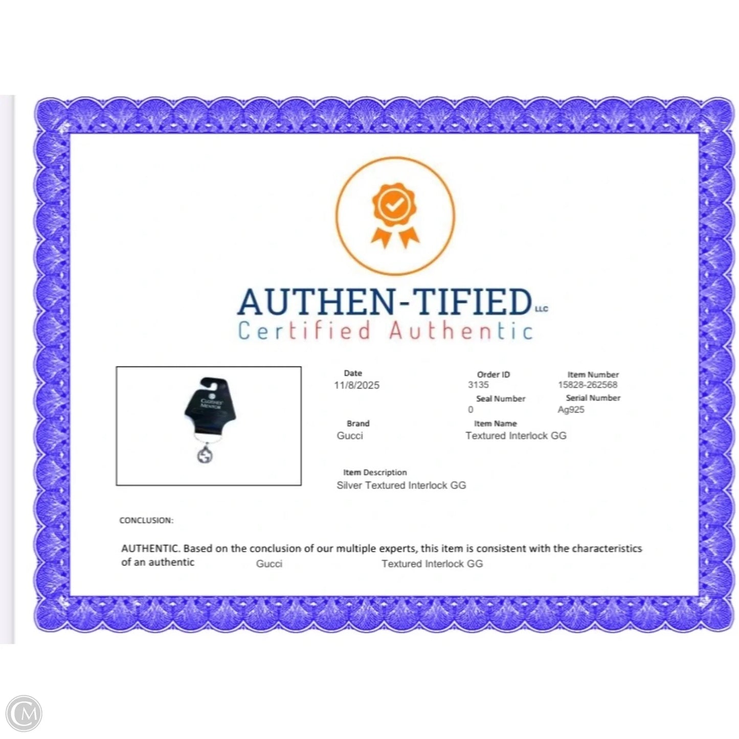 Accessory Luxury Designer Label By Gucci