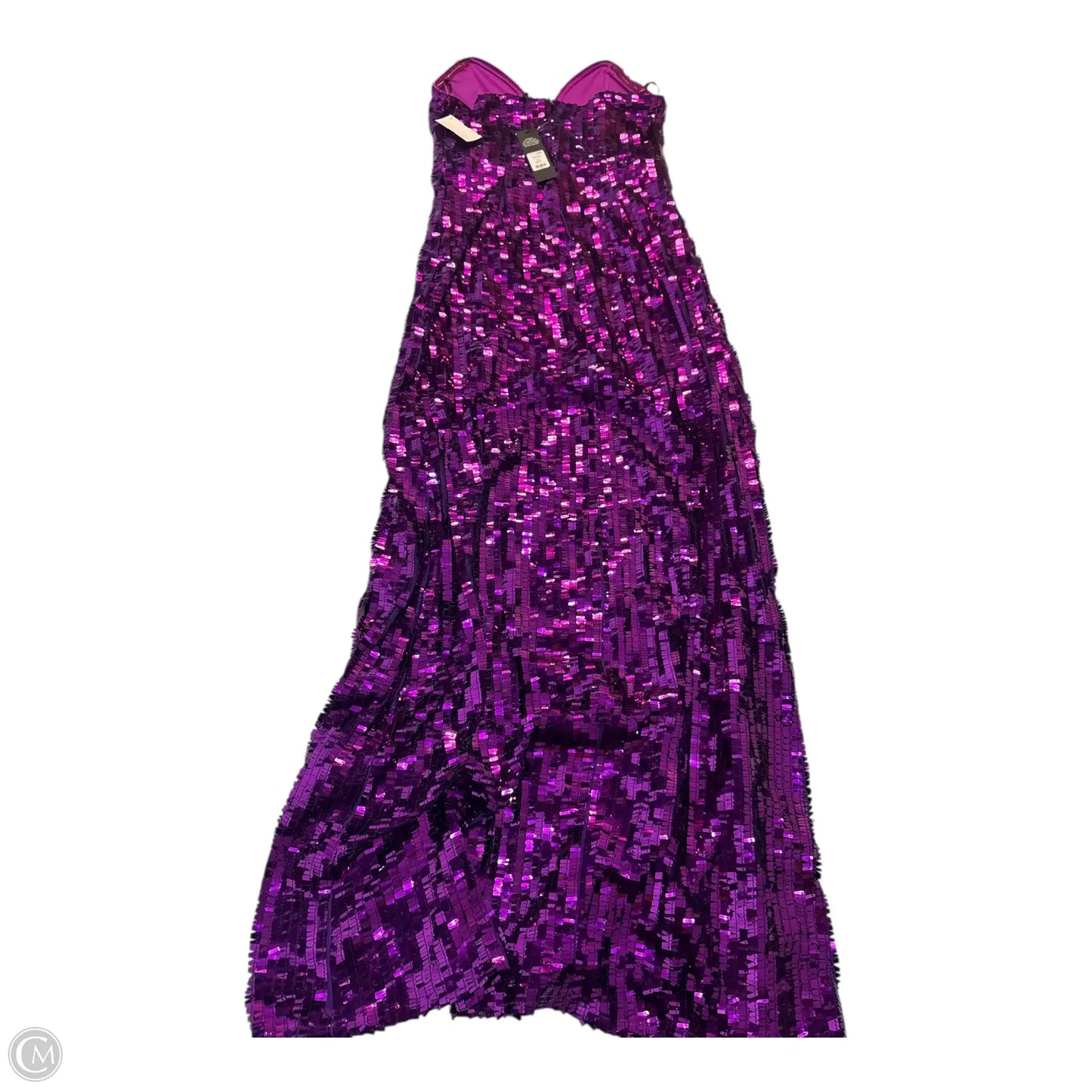 Dress Party Long By Fashion Nova In Purple, Size: L