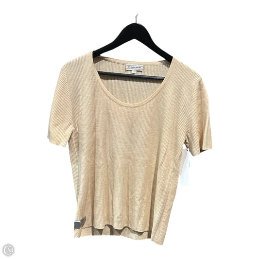 Top Short Sleeve Luxury Designer By St John Collection In Cream, Size: S