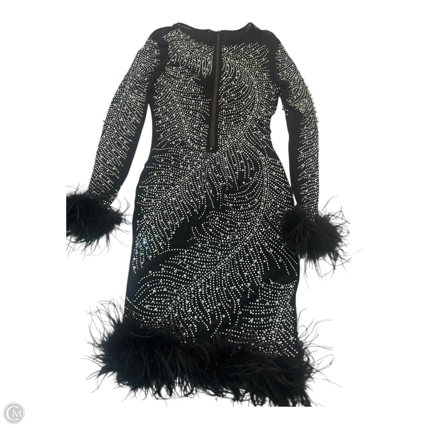 Dress Casual Midi By Fashion Nova In Black, Size: L