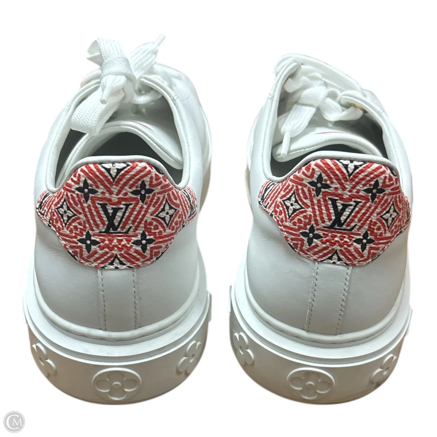 Shoes Luxury Designer By Louis Vuitton In Red & White