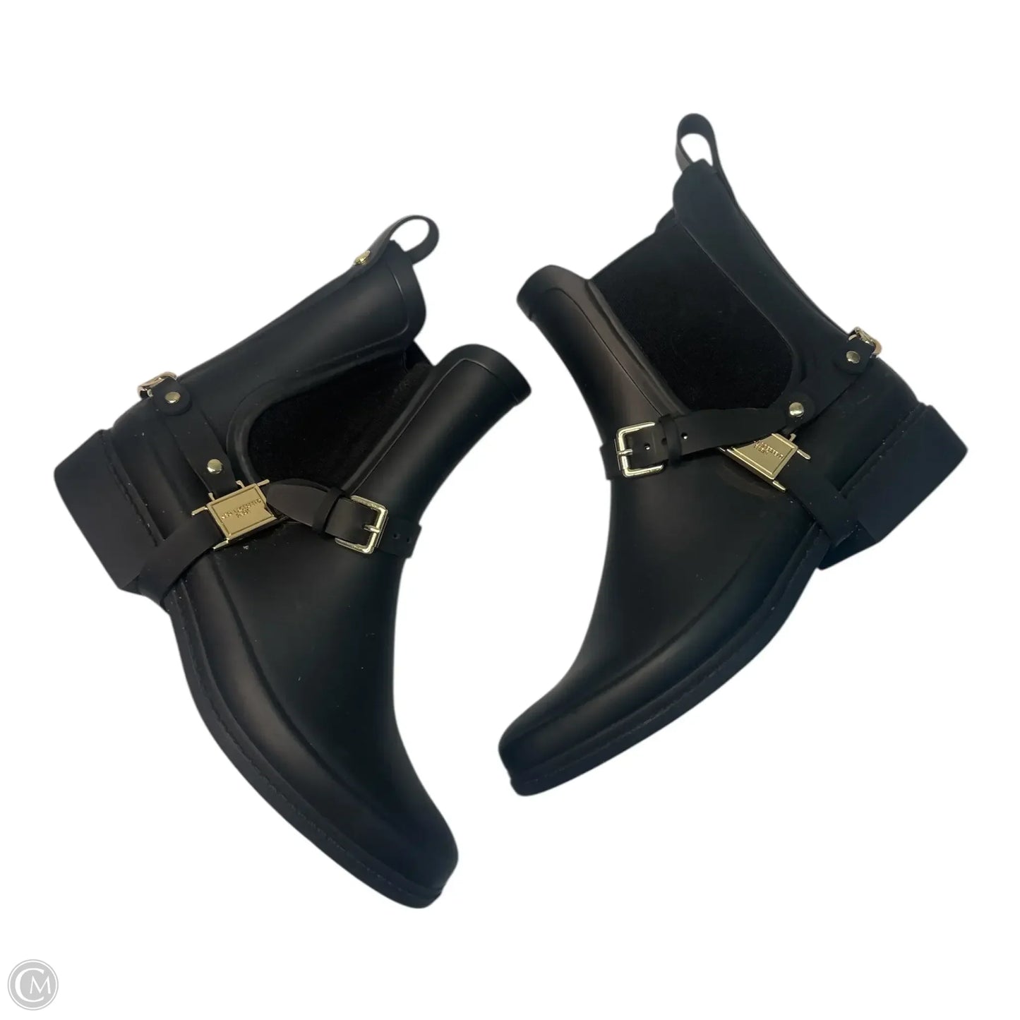 Boots Designer By Karl Lagerfeld In Black, Size: 7